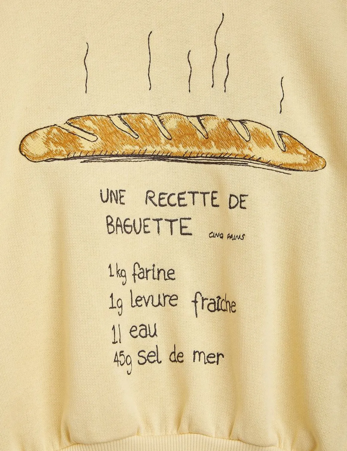 Baguette Broderad Sweatshirt