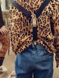 Basic Leopard Sweatshirt