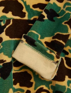 Camo Velourklänning
