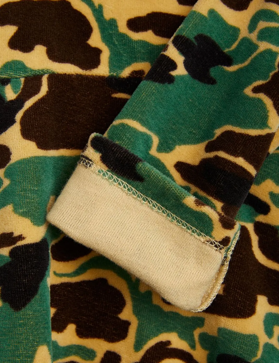Camo Velourklänning