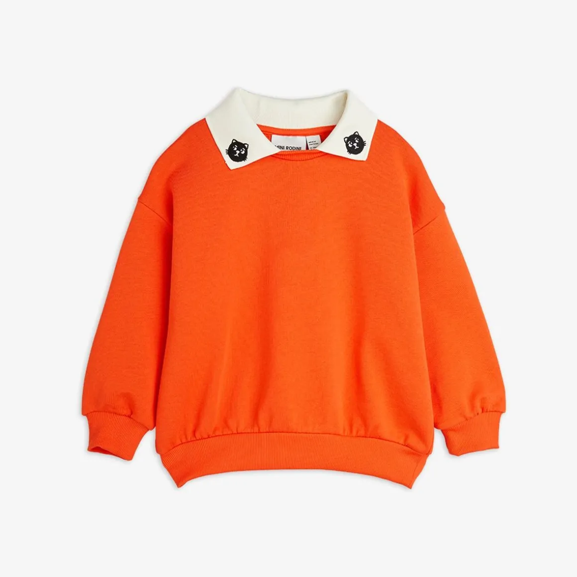 Cats sweatshirt med krage