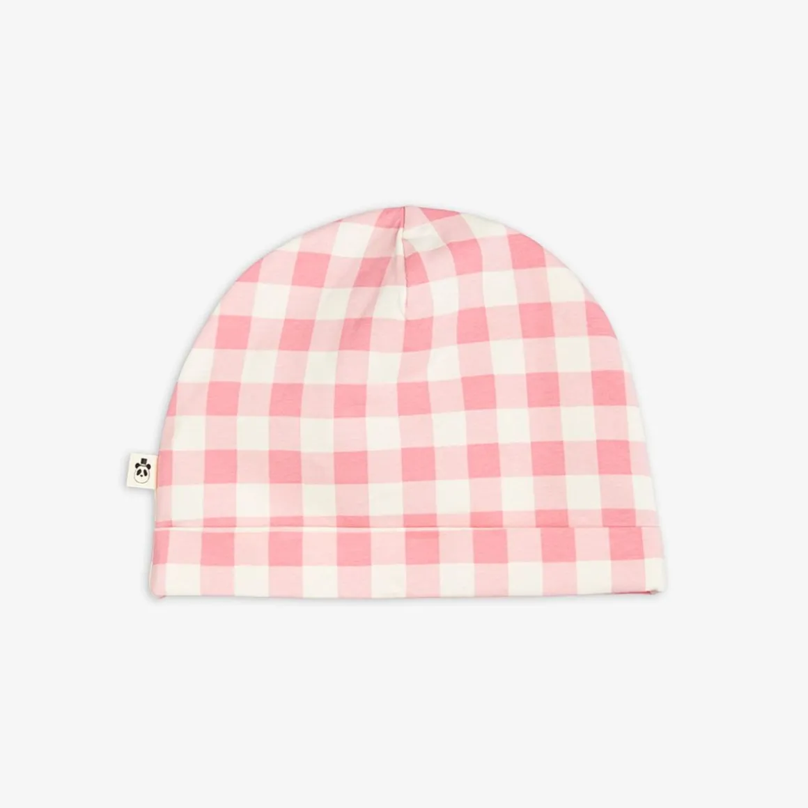 Gingham Check Beanie
