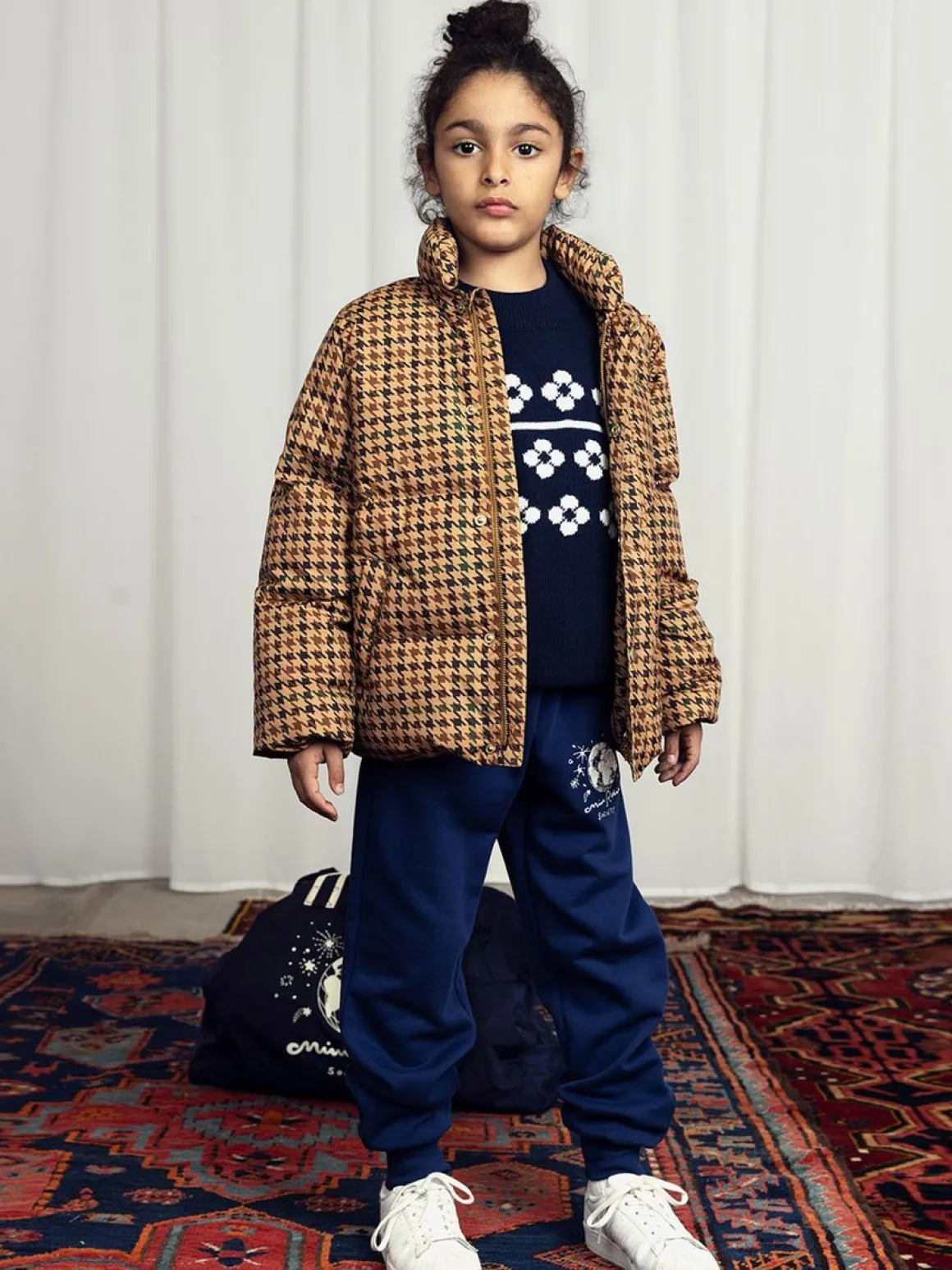Houndstooth Puffjacka