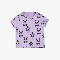 Panda T-shirt Lila