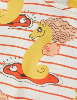 Unicorn Seahorse Vävd Klänning